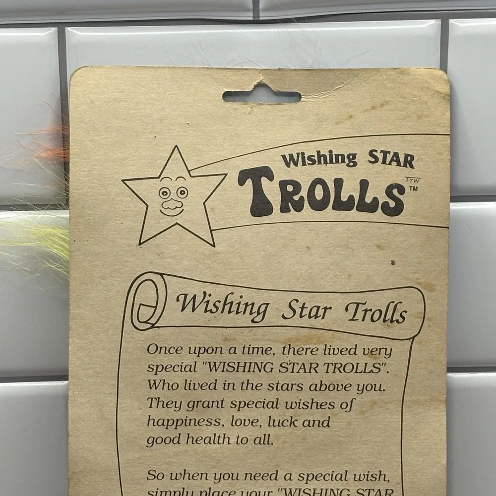 VTG Troll Pencils‎ New Wishing Star Trolls Novelty Collectible NOS